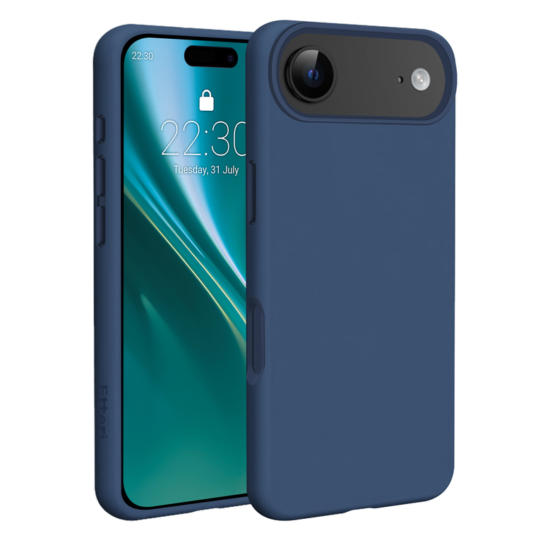 Etteri Silicone Mag kotelo iPhone 17 Airille tummansininen