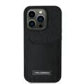 Karl Lagerfeld case for iPhone 16 Pro Max 6,9" KLHCP16XPGKHPRPK black Hard Cardslots Monogram