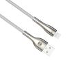 Forever Sleek USB-kaapeli - Lightning 1,0 m 2.4A valkoinen