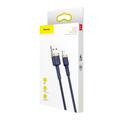 Baseus Cafule USB-kaapeli - Lightning 2,0 m 1,5A kullansininen