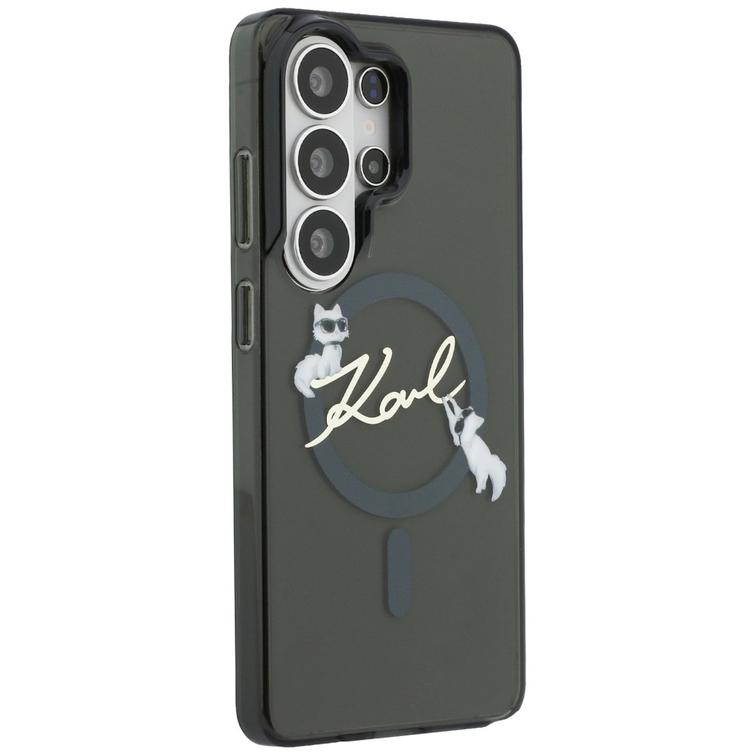 Karl Lagerfeld case IML KC Script MagSafe for Samsung Galaxy S26 Ultra black