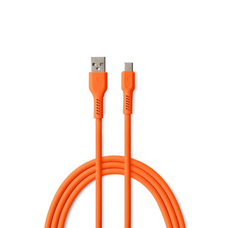 COLORUM kaapeli USB-A - USB-C 1,8m 3A CK60-AC-10 xOranssi