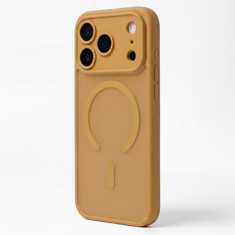 Mag Matt case for Samsung Galaxy S24 / S25 brown big hole