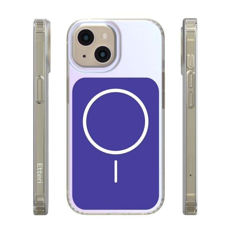 Etteri Hidden Pearl case for iPhone 15 6,1" dark blue