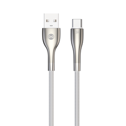 Forever Sleek -kaapeli USB - USB-C 1,0 m 3A valkoinen