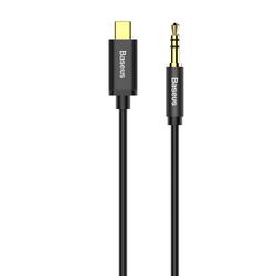 Baseus Yiven M01 USB-C - 3,5 mm jack 1,2 m musta &auml;&auml;nikaapeli