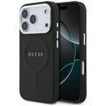 Guess Classic Logo MagSafe -kotelo iPhone 17 Prolle, musta