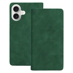 Smart Suede case for iPhone 16 6,1" green