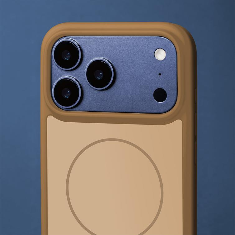 Frame Thin Mag -suojakuori iPhone 11:lle, ruskea