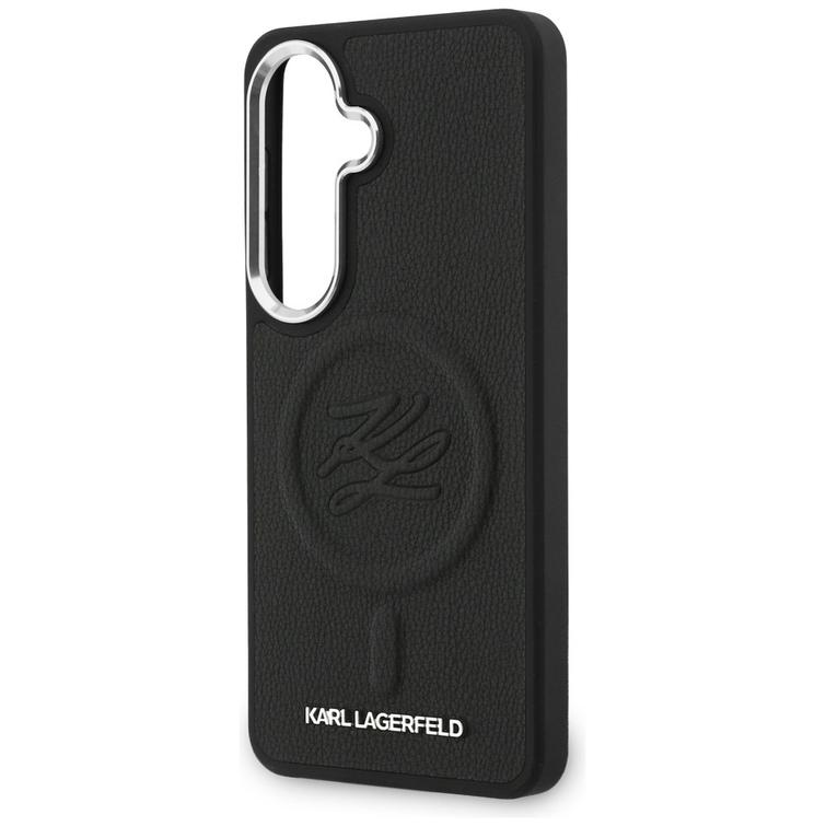 Karl Lagerfeld case Embossed Ring Initials MagSafe for Samsung Galaxy S26 black