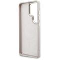 Guess case 4G Big Rhinestone Triangle Strap MagSafe for Samsung Galaxy S26 Ultra pink
