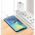 WALL CHARGER T-PHOX GLORY 45W USB/USB-C WHITE
