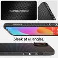 Spigen Liquid Air -suojakuori iPhone 15 6,1":lle mattamusta