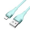 BWOO Minimalist Silicone 3A Cable X280L USB-A to Lightning green
