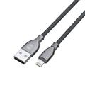 Forever Tornado USB-kaapeli - Lightning 1,0 m 3A musta