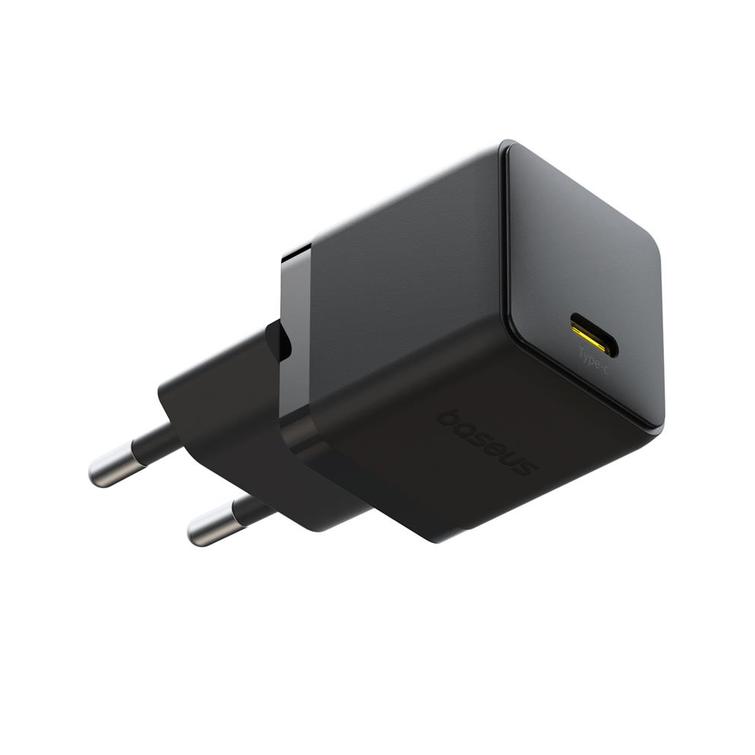 Baseus Palm Fast Charger Wall Charger 20W 1&times;USB-C EU Cluster Black