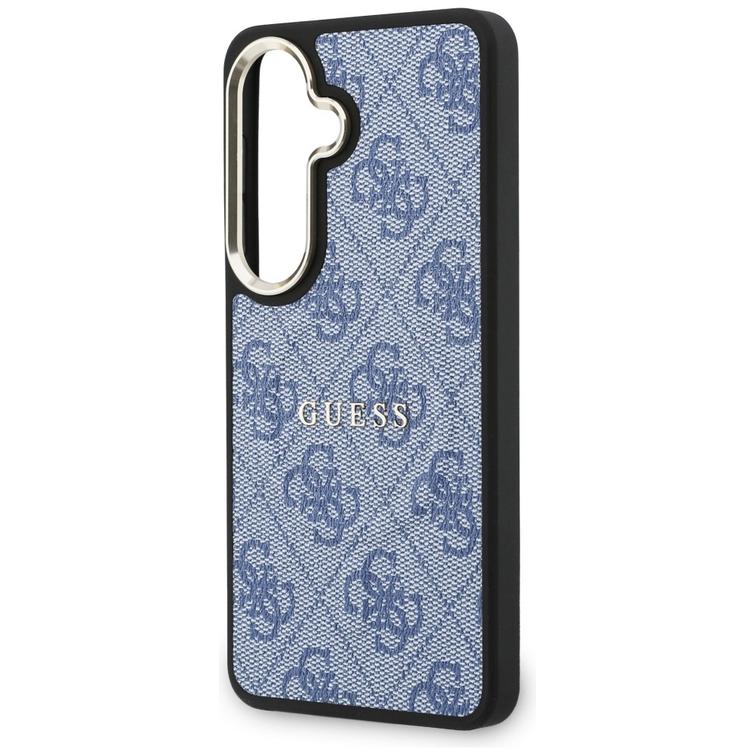 Guess case 4G Embossed Ring MagSafe for Samsung Galaxy S26 blue