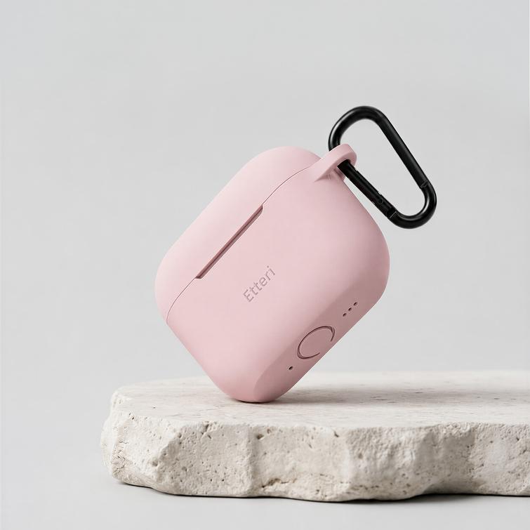 Etteri-silikonikotelo AirPods Pro 3:lle vaaleanpunainen