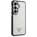 Guess case Fixed Glitter Triangle MagSafe for Samsung Galaxy S26 silver