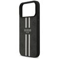 Guess 4G Printed Stripes MagSafe -suojakuori iPhone 17 Pro Maxille, musta