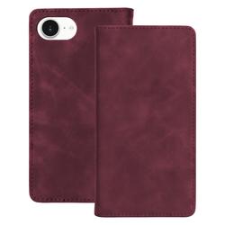 Smart Suede case for iPhone 16e / 17e maroon