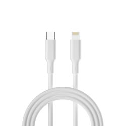 Forever kierrätyskaapeli USB-C - Lightning 1,5m 3A KR12-CL-00 valkoinen