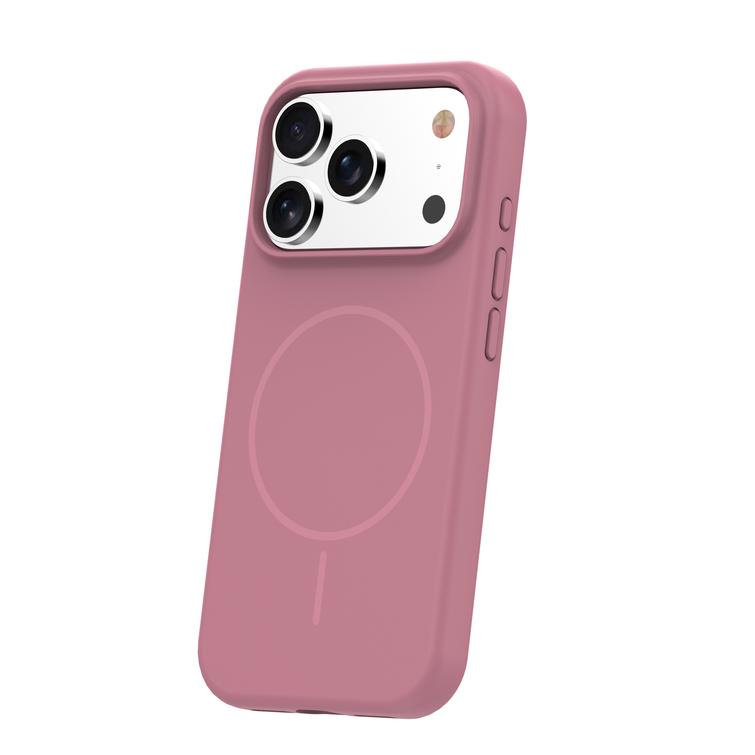 Silicone Thin Mag case for iPhone 15 6,1" rose