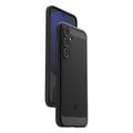 Spigen Rugged Armor -suojakuori Samsung Galaxy S24 FE:lle mattamusta