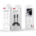 XO-kaapeli NB-Q302B PD USB-C - USB-C 1,0m 60W musta
