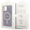 Guess iPhone 14 6,1" -puhelimen kuoret GUHMP14SH4STU violetilla Magsafe IML 4G -kovakuorella.