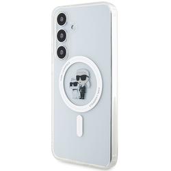 Karl Lagerfeld -suojakuori Samsung Galaxy S24:lle KLHMS24SHGKCNOT l&auml;pin&auml;kyv&auml; HC MAGSAFE IML KC