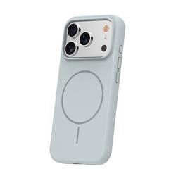 Silicone Thin Mag case for iPhone 17 Pro Max 6,9" / iPhone 18 Pro Max 6,9" silver