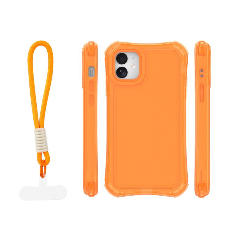 Safepop case with strap for iPhone 11 orange