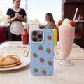 Strawberry case for iPhone 13 / 14 / 15 6,1" blue