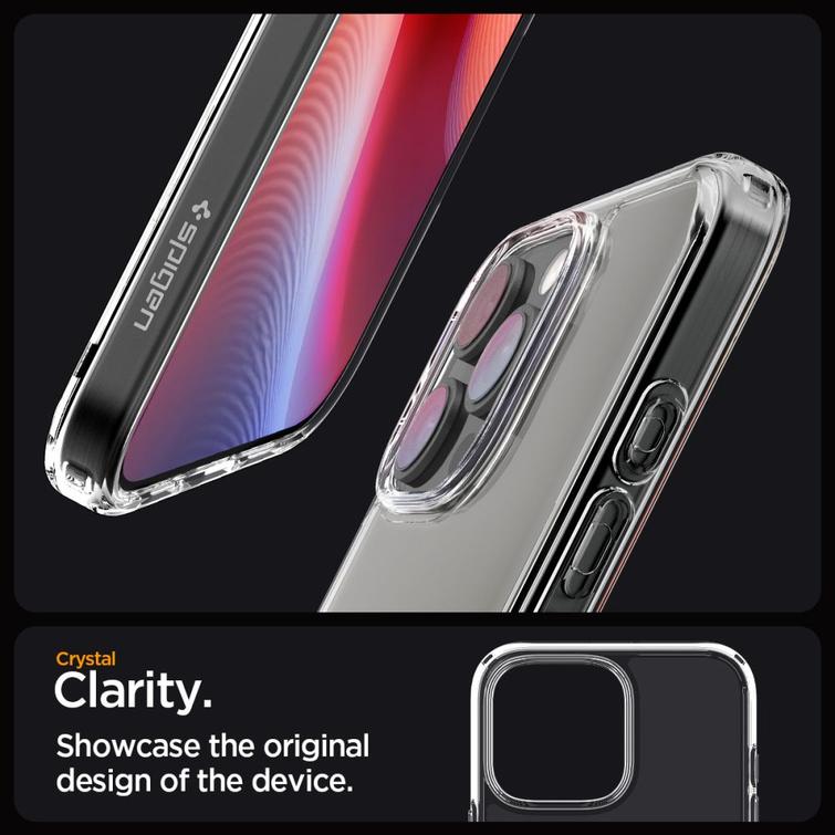 Spigen Ultra Hybrid -suojakuori iPhone 16 Pro Max 6,9":lle, kristallinkirkas
