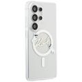 Karl Lagerfeld case IML KC Script MagSafe for Samsung Galaxy S26 Ultra transparent