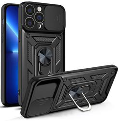 Defender Slide -suojakuori iPhone 13 Pro Maxille 6,7" musta
