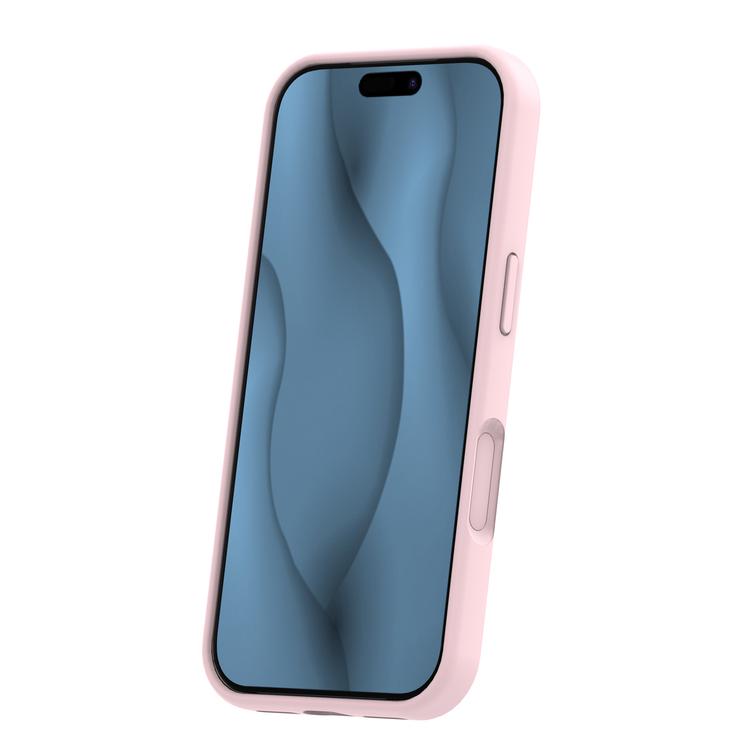 Silikoninen ohut Mag-suojakuori iPhone 17 Pro Max 6,9":lle, vaaleanpunainen