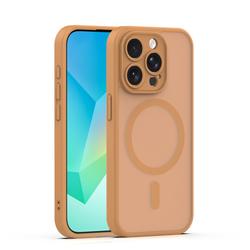 Mag Matt case for iPhone 14 Pro 6,1" brown camera protection