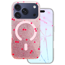 Cherry Mag case for iPhone 17 Pro 6,3'' glitter