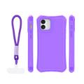 Safepop case with strap for iPhone 12 / 12 Pro 6,1" purple