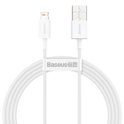 Baseus Superior USB - Lightning -kaapeli 1,5 m 2,4A valkoinen