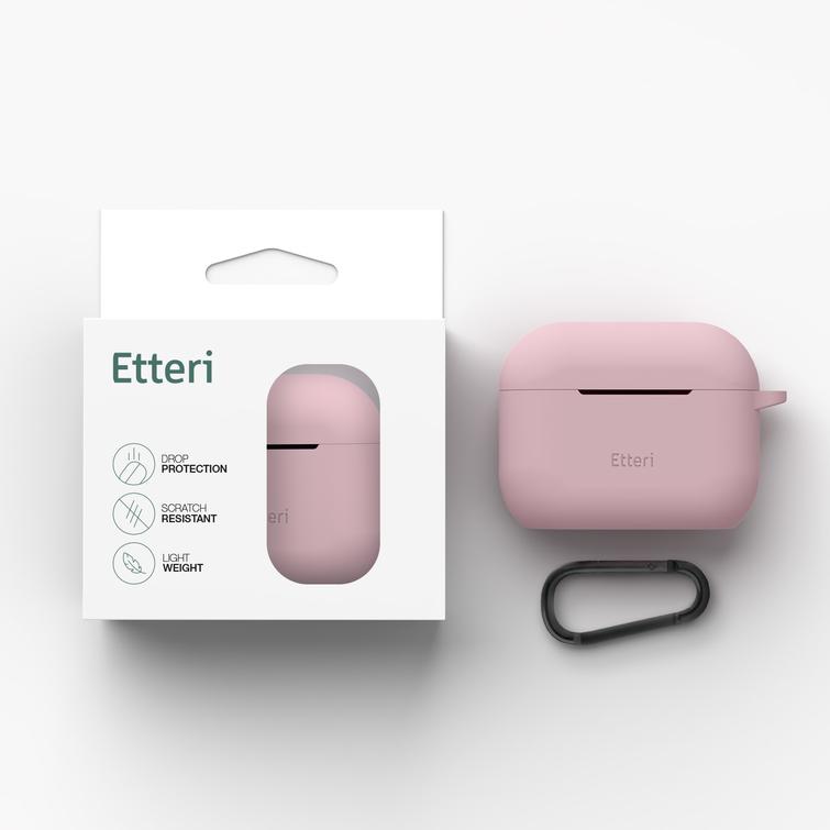 Etteri-silikonikotelo AirPods Pro 3:lle vaaleanpunainen