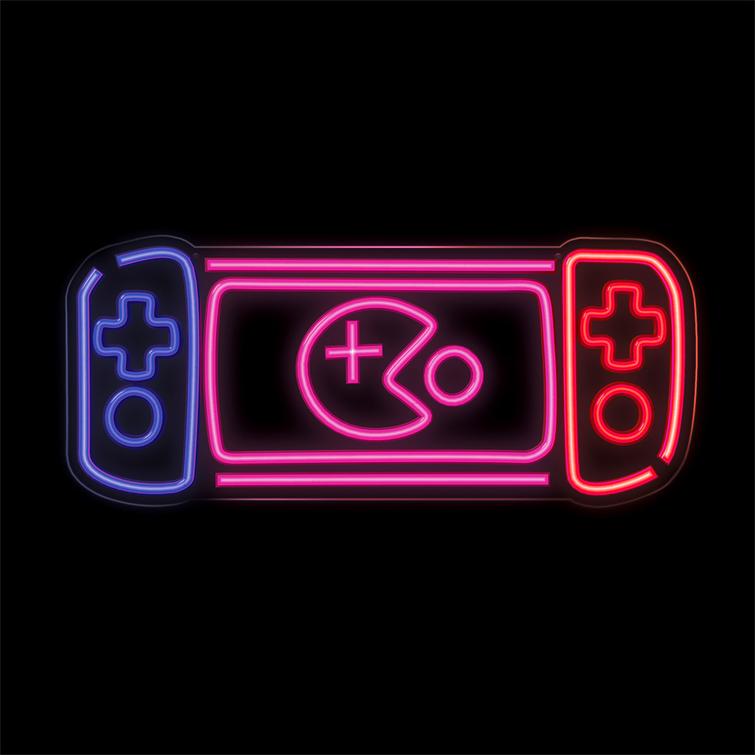 Neon PLEXI LED -pelikonsoli, monivärinen, FPNE27, Forever Light