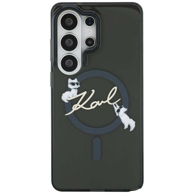 Karl Lagerfeld case IML KC Script MagSafe for Samsung Galaxy S26 Ultra black