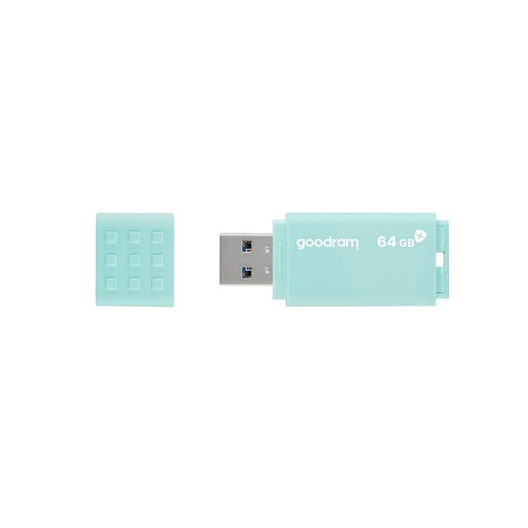 Goodram USB-muistitikku 64GB USB 3.0 UME3 Care vaaleanvihre&auml;