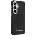 Karl Lagerfeld case Perforated KL MagSafe for Samsung Galaxy S26 black