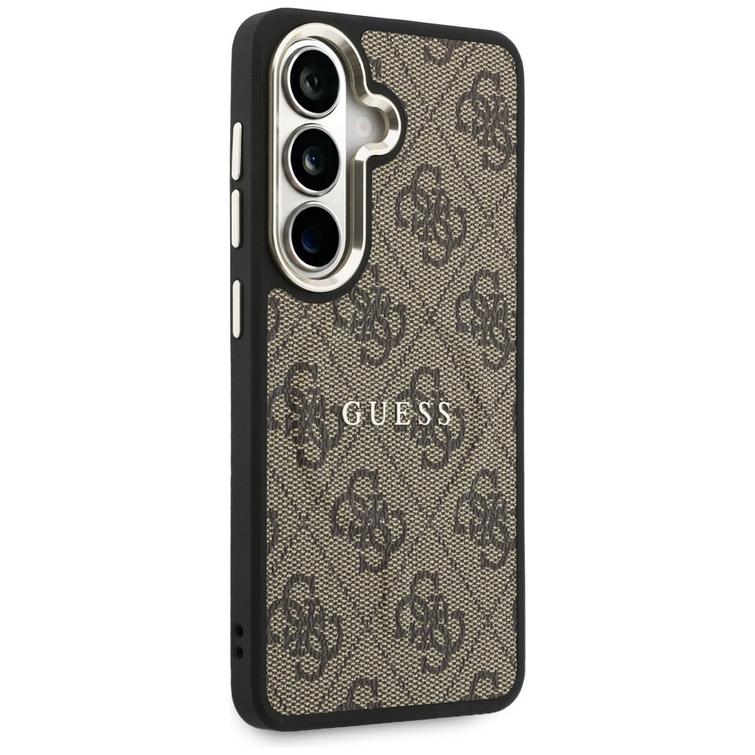 Guess case 4G Embossed Ring MagSafe for Samsung Galaxy S26 brown