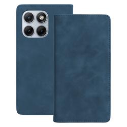 Smart Suede case for Motorola Edge 70 Fusion navy blue