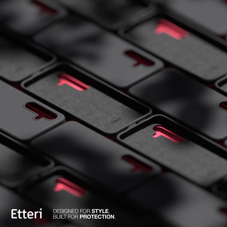 Etteri Silicone Mag kotelo Samsung Galaxy S26 mustalle